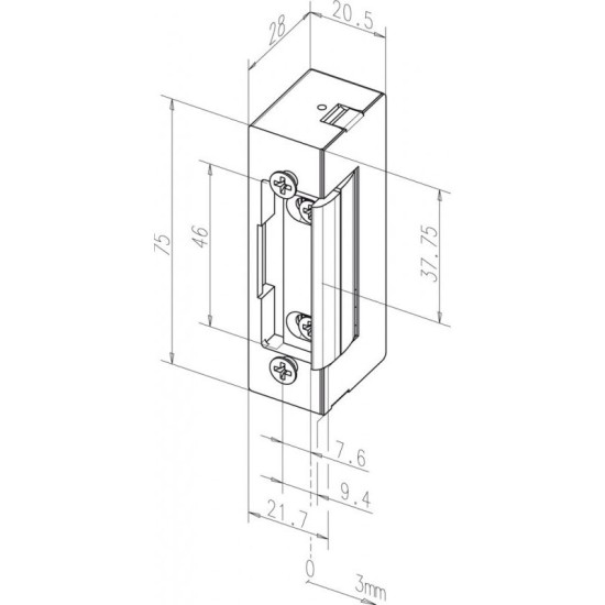EFF-EFF ΗΛΕΚΤΡΙΚΟ ΚΥΠΡΙ 24V F.SAFE ECONOMY (E7R)