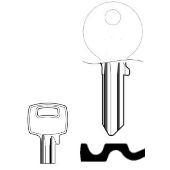 SILCA ΚΛΕΙΔΙ ΣΠΙΤΙΟΥ CS205