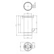 ABLOY ΚΥΛΙΝΔΡΑΚΙ T-HANDLE ΓΙΑ ΑΥΤΟΜΑΤΟΥΣ ΠΩΛΗΤΕΣ (CL290N)