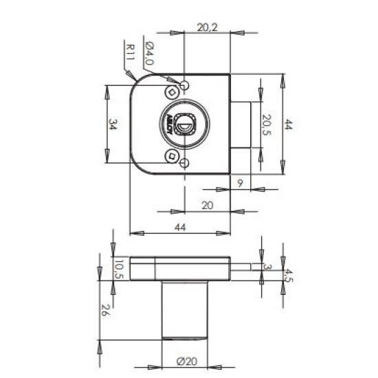 ABLOY ΚΛΕΙΔΑΡΙΑ ΕΠΙΠΛΩΝ NICKEL (OF230T)