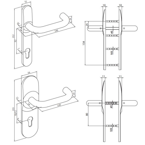 ABLOY SET ΠΟΜΟΛΑ NICKEL (EH070)