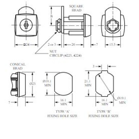 EUROLOCKS ΚΥΛΙΝΔΡΑΚΙ ΜΕ ΠΑΞΙΜΑΔΙ 25mm