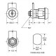 EUROLOCKS ΚΥΛΙΝΔΡΑΚΙ ΜΕ ΕΠΑΝΑΦΟΡΑ 25mm
