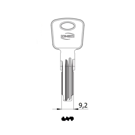 OMEC ΚΛΕΙΔΙ ΑΣΦΑΛΕΙΑΣ 320 (OTTO)