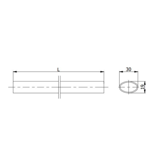 OMEC ΒΕΡΓΑ 1130mm ΜΠΑΡΑΣ ΠΑΝΙΚΟΥ, RED (6005)