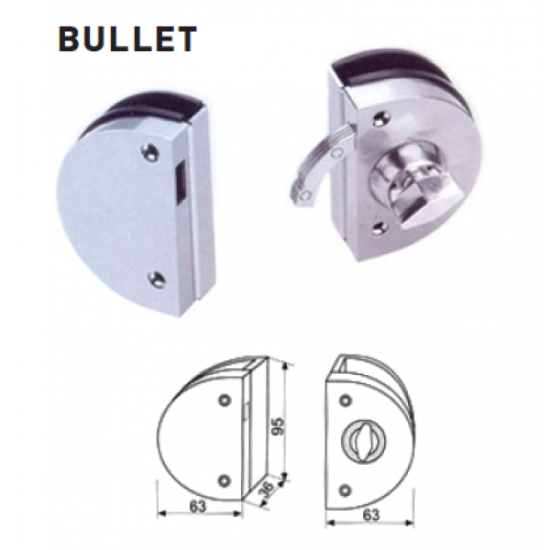 BULLET ΣΥΡΤΗΣ ΓΙΑ ΓΥΑΛΙΝΗ ΠΟΡΤΑ (FS009A)