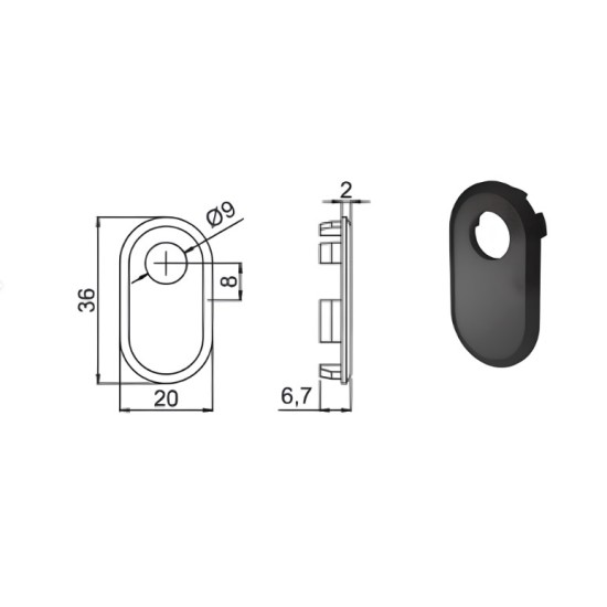 SECUREMME ADAPTOR ΔΙΑΚΟΣΜΗΤΙΚΟΥ ΓΙΑ ΚΥΛΙΝΔΡΟΥΣ ΜΕ ΑΞΟΝΑ (4099)